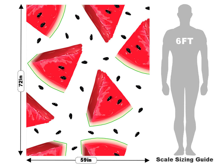 Single Slice Fruit Vehicle Wrap Scale~Rwraps Series 914 Single Slice Fruit Measurements~1