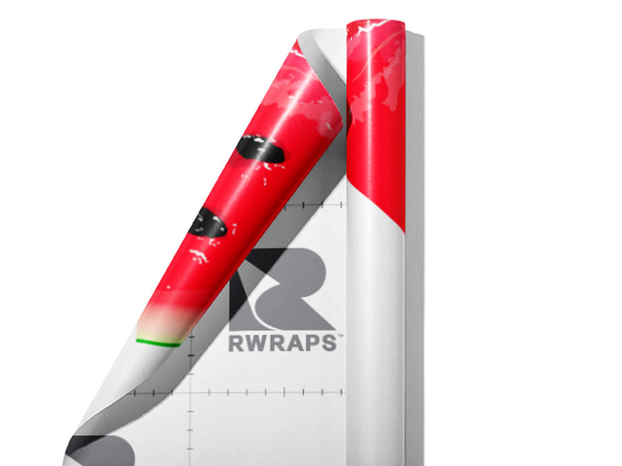 Single Slice Fruit Wrap Film Sheets~Rwraps Series 914 Single Slice Fruit Scrolled Sheet~3