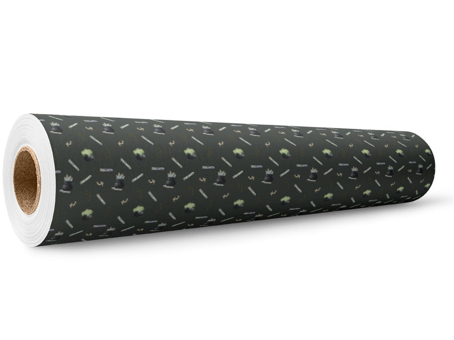 Sinister Vials Witch Wrap Film Wholesale Roll~Rwraps Series 914 Digitally Printed Vinyl Roll~5