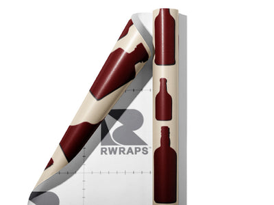 Sip Away Alcohol Wrap Film Sheets~Rwraps Series 914 Sip Away Alcohol Scrolled Sheet~3