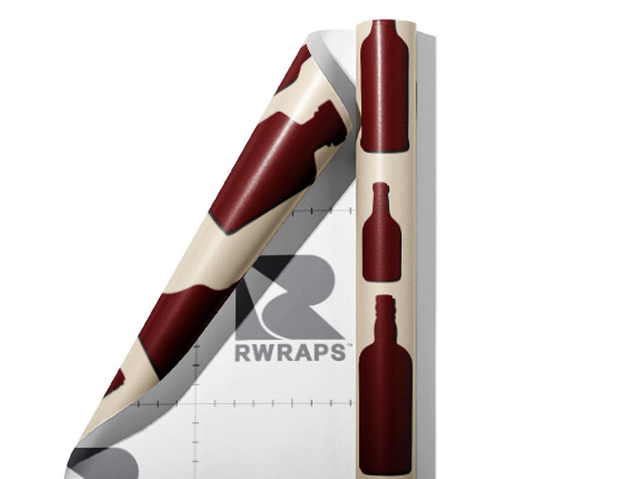 Sip Away Alcohol Wrap Film Sheets~Rwraps Series 914 Sip Away Alcohol Scrolled Sheet~3