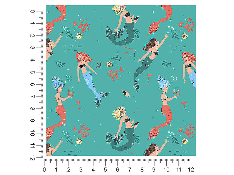 siren song fantasy 1ft x 1ft Craft Sheets