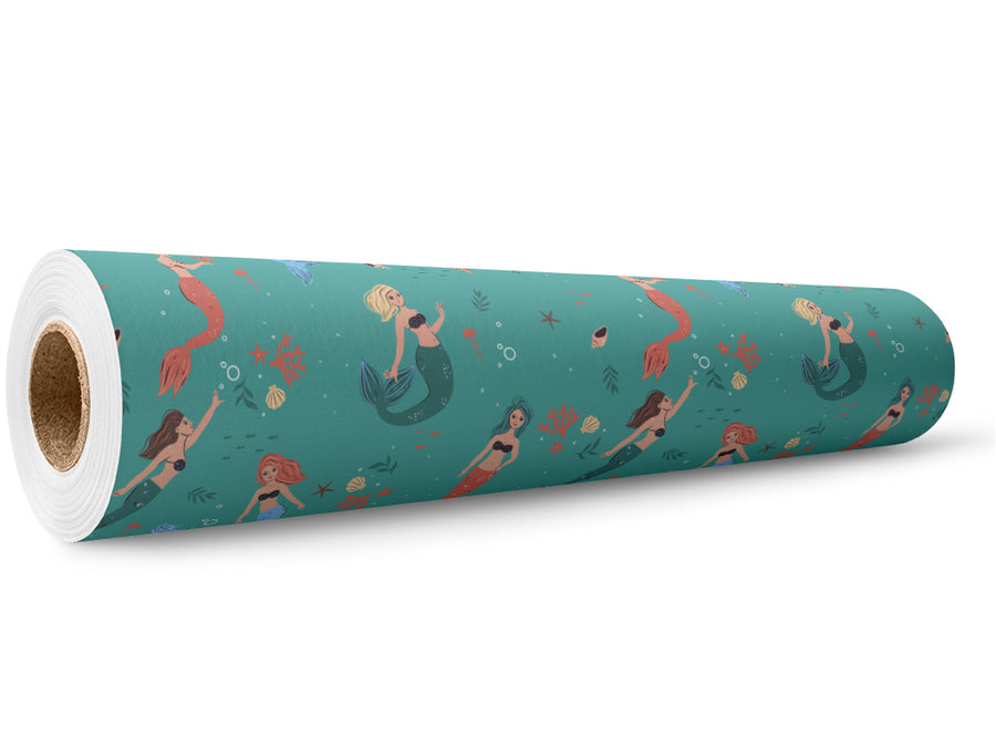 Siren Song Fantasy Wrap Film Wholesale Roll~Rwraps Series 914 Digitally Printed Vinyl Roll~5