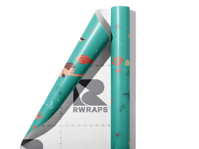 Siren Song Fantasy Wrap Film Sheets~Rwraps Series 914 Siren Song Fantasy Scrolled Sheet~3