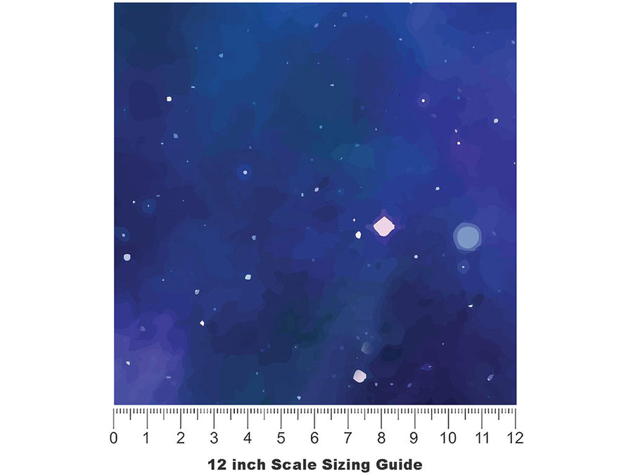 Sirius Name3 Galaxy Vinyl Film Pattern Size 12 inch Scale~Rwraps Sirius Name3 Galaxy Sizing Chart~3