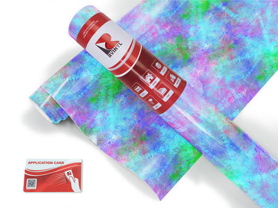 sixties colorwheel tie dye Craft Vinyl Roll