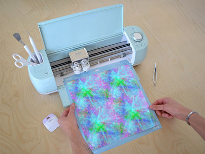 sixties colorwheel tie dye Cricut Compatible Vinyl