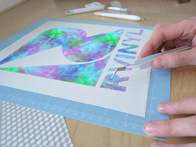 sixties colorwheel tie dye Easy Weed Craft Vinyl