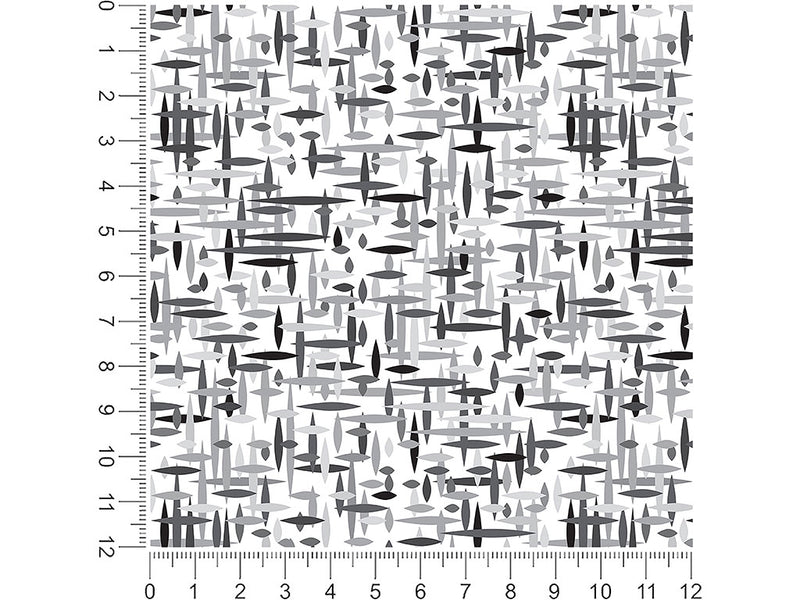 sixties television abstract geometric 1ft x 1ft Craft Sheets