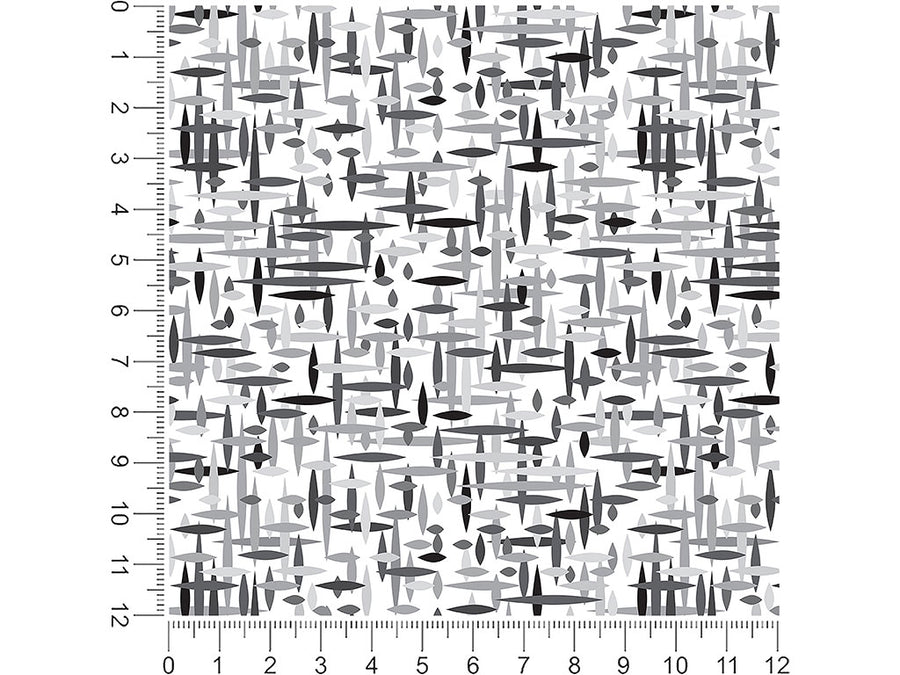 sixties television abstract geometric 1ft x 1ft Craft Sheets