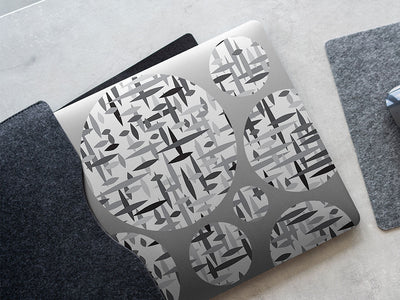 sixties television abstract geometric DIY Laptop Stickers