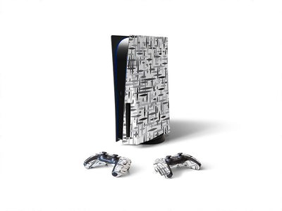 sixties television abstract geometric Sony PS5 DIY Skin