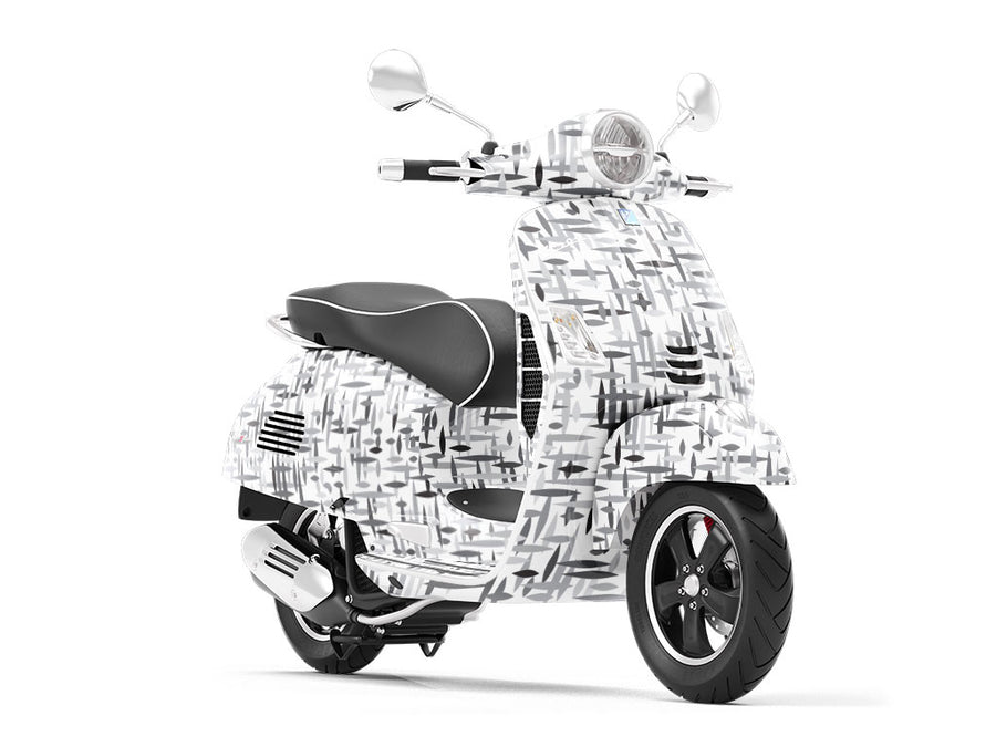 Sixties Television Abstract Vespa Scooter Wrap Film