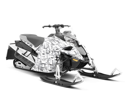 Sixties Television Abstract Custom Wrapped Snowmobile