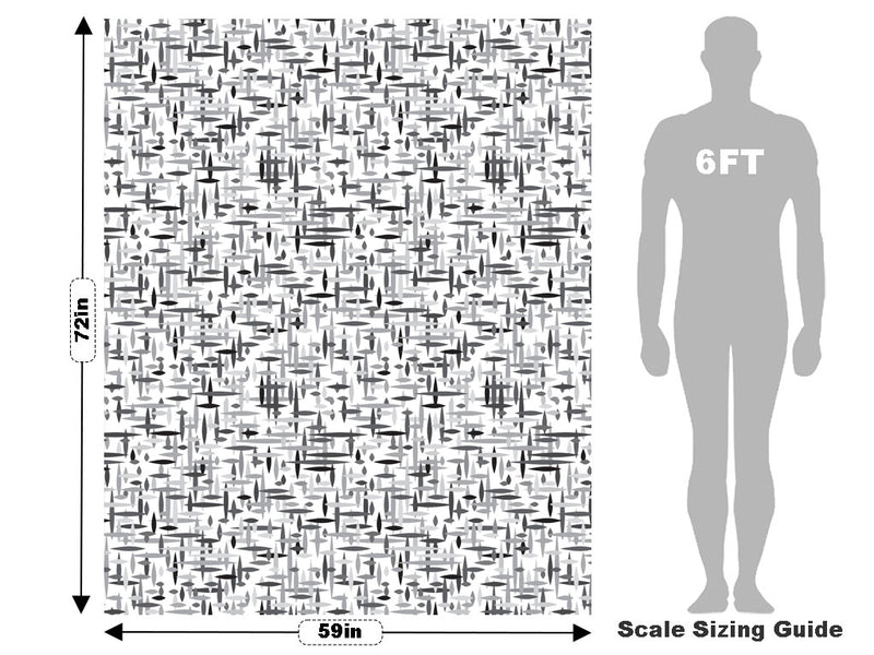 Sixties Television Abstract Vehicle Wrap Scale~Rwraps Series 914 Sixties Television Abstract Measurements~1