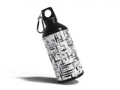 sixties television abstract geometric Water Bottle DIY Stickers