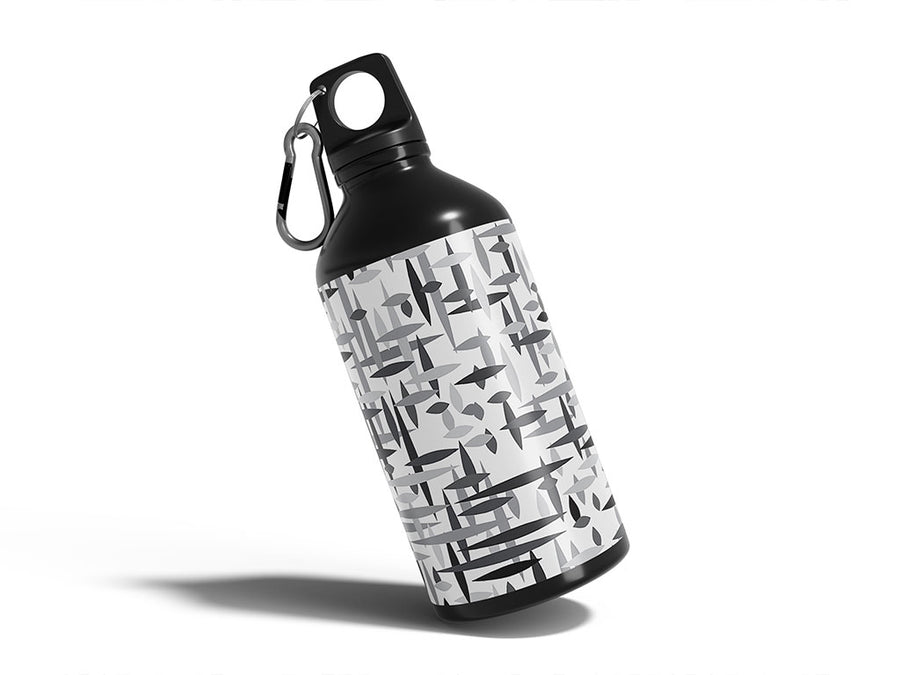 sixties television abstract geometric Water Bottle DIY Stickers