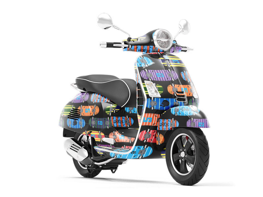 Skate Punk Sport Vespa Scooter Wrap Film