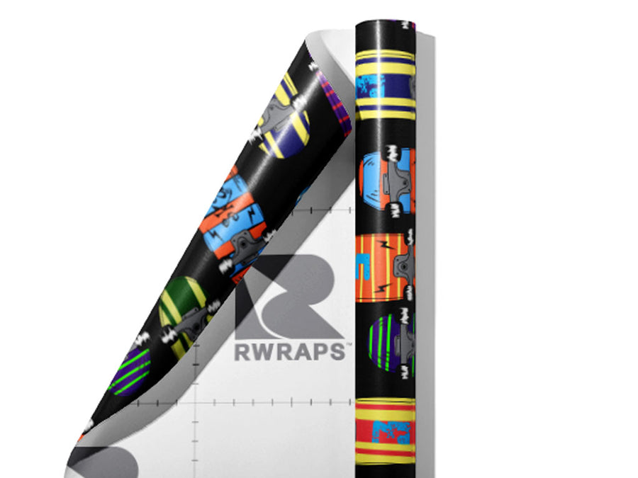 Skate Punk Sport Wrap Film Sheets~Rwraps Series 914 Skate Punk Sport Scrolled Sheet~3