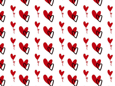 Skipped Beat Heart Vinyl Wrap Pattern~Rwraps Series 914 Digitally Printed Vinyl Wrap~0