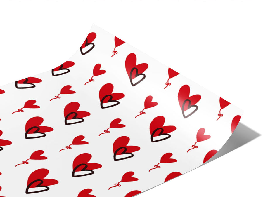 Skipped Beat Heart Vinyl Wraps~Rwraps Series 914 Digitally Printed Vinyl Wrap~0