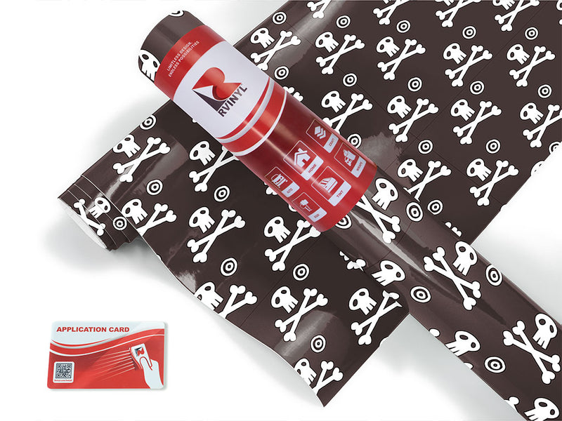 skull and crossbones pirate Craft Vinyl Roll