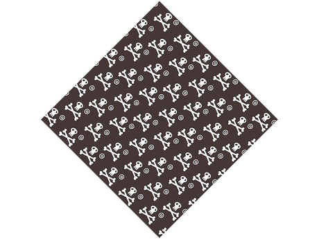 Skull and Crossbones Pirate Vinyl Wrap Pattern