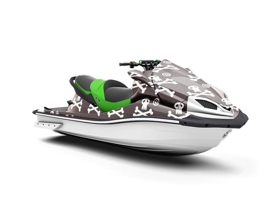 Skull and Crossbones Pirate Jet Ski Vinyl Customized Wrap