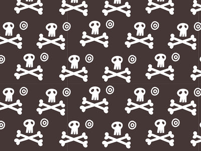 Skull and Crossbones Pirate Vinyl Wrap Pattern~Rwraps Series 914 Digitally Printed Vinyl Wrap~0