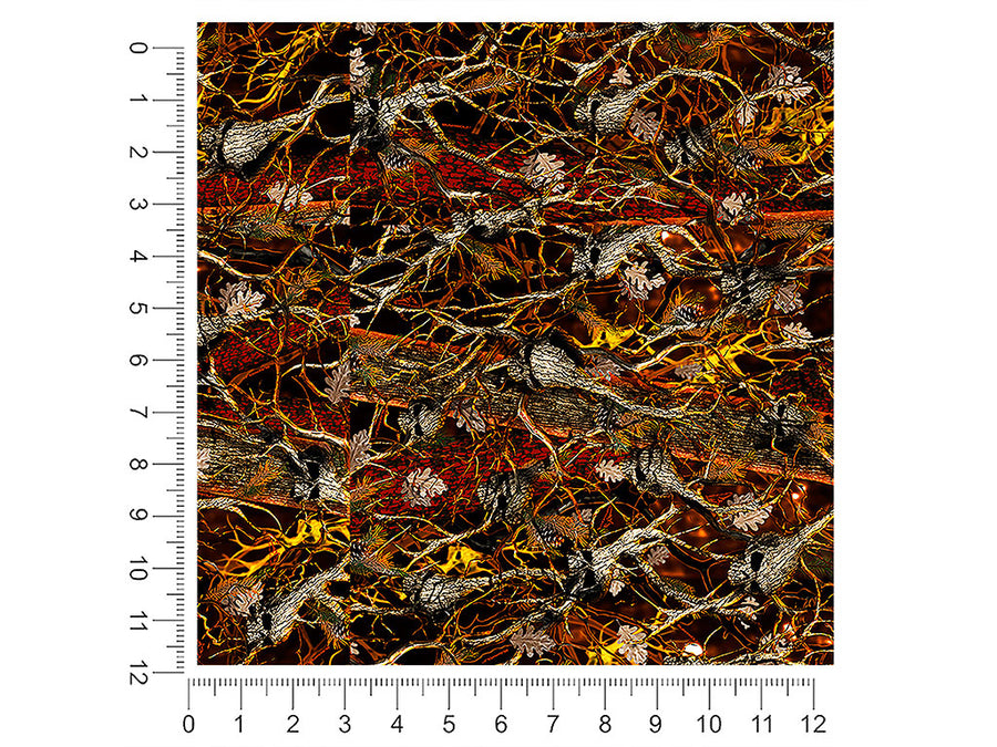 skull blaze camouflage 1ft x 1ft Craft Sheets