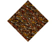 Skull Blaze Camouflage Vinyl Wrap Pattern