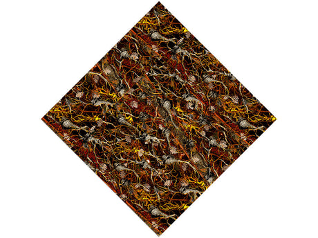 Skull Blaze Camouflage Vinyl Wrap Pattern