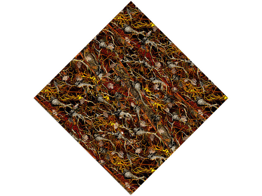 Skull Blaze Camouflage Vinyl Wrap Pattern