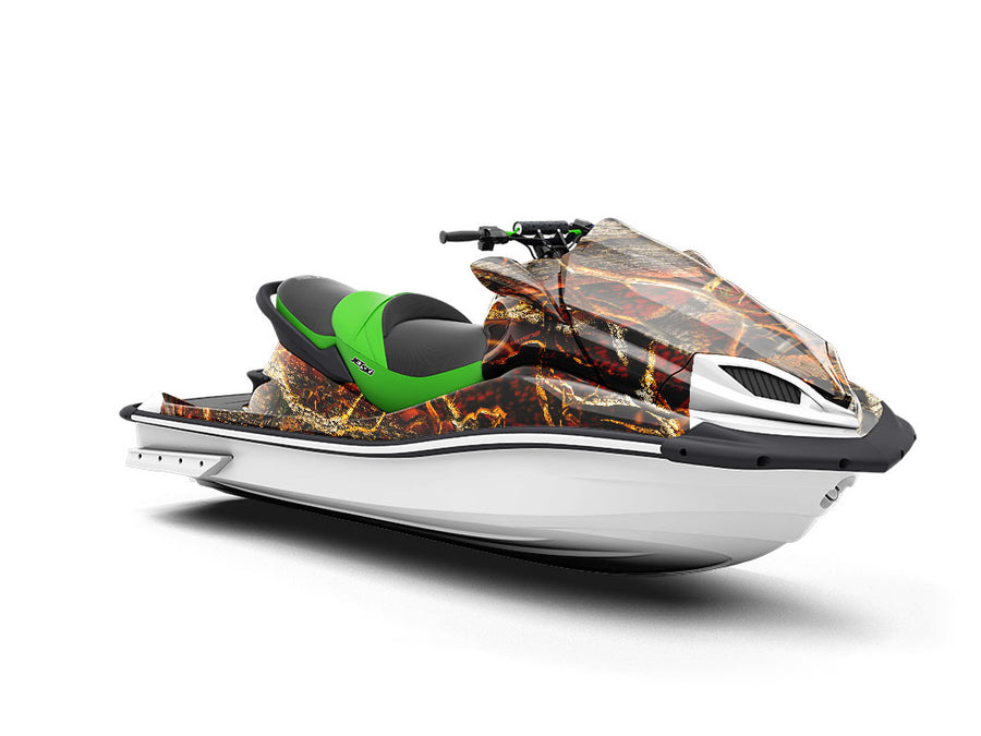 Skull Blaze Camouflage Jet Ski Vinyl Customized Wrap