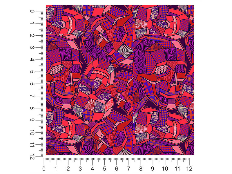 skull gems skull and bones 1ft x 1ft Craft Sheets