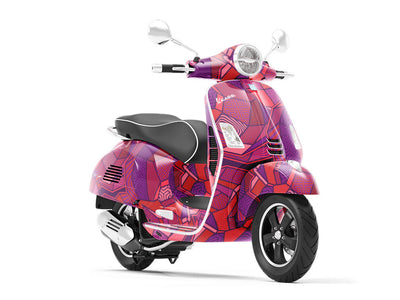 Skull Gems Halloween Vespa Scooter Wrap Film