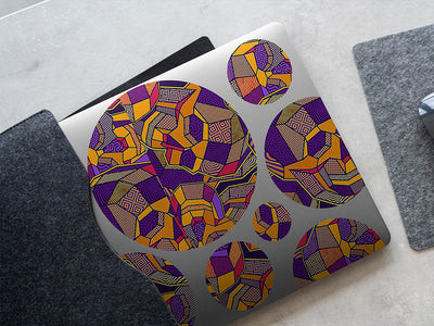 skull render skull and bones DIY Laptop Stickers