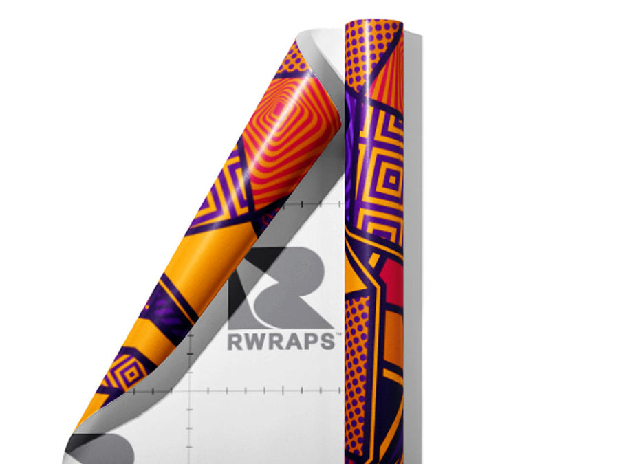 Skull Render Halloween Wrap Film Sheets~Rwraps Series 914 Skull Render Halloween Scrolled Sheet~3