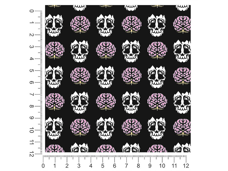 skull stripping skull and bones 1ft x 1ft Craft Sheets