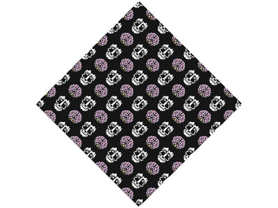 Skull Stripping Halloween Vinyl Wrap Pattern