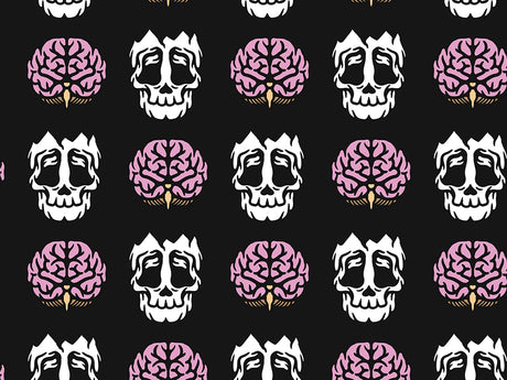 Skull Stripping Halloween Vinyl Wrap Pattern~Rwraps Series 914 Digitally Printed Vinyl Wrap~0