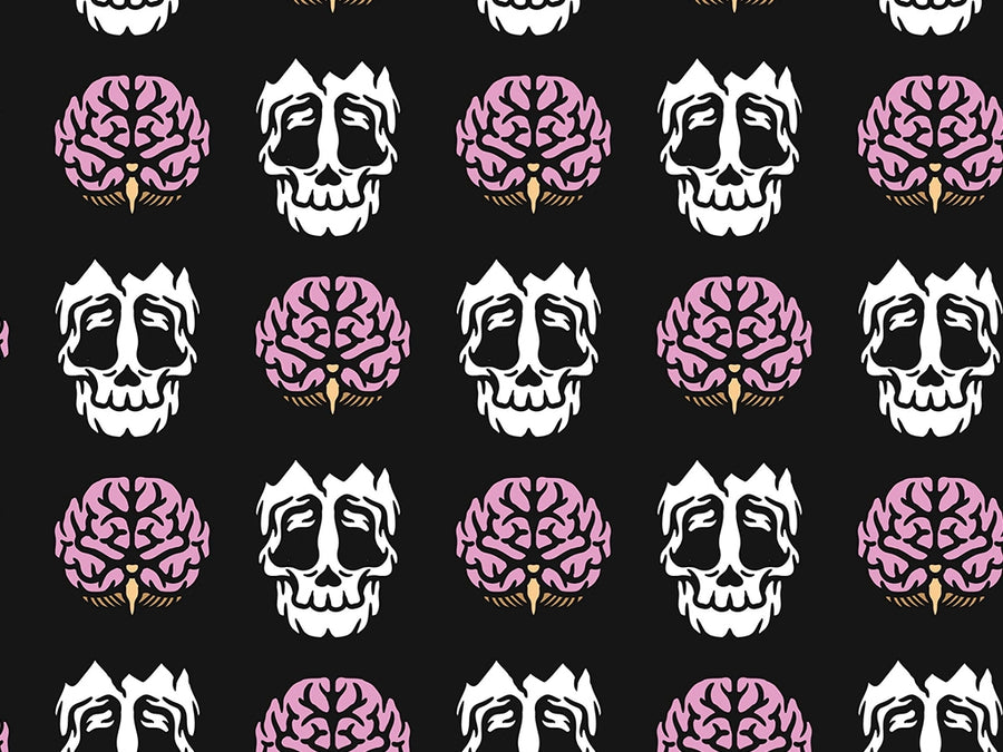 Skull Stripping Halloween Vinyl Wrap Pattern~Rwraps Series 914 Digitally Printed Vinyl Wrap~0