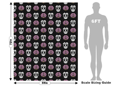 Skull Stripping Halloween Vehicle Wrap Scale~Rwraps Series 914 Skull Stripping Halloween Measurements~1