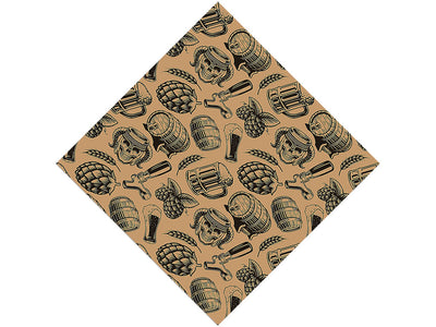Skull Tankard Alcohol Vinyl Wrap Pattern