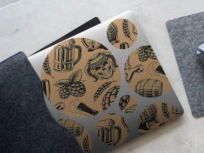 skull tankard alcohol DIY Laptop Stickers