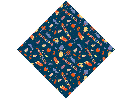 Sky-Blue Waters Americana Vinyl Wrap Pattern