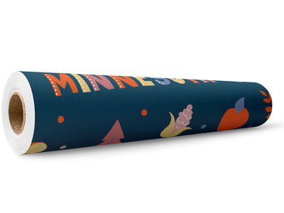 Sky-Blue Waters Americana Wrap Film Wholesale Roll~Rwraps Series 914 Digitally Printed Vinyl Roll~5