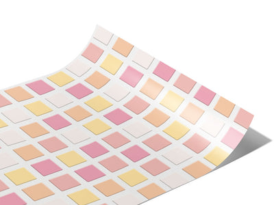 Sky Magenta Mosaic Vinyl Wraps~Rwraps Series 914 Digitally Printed Vinyl Wrap~0