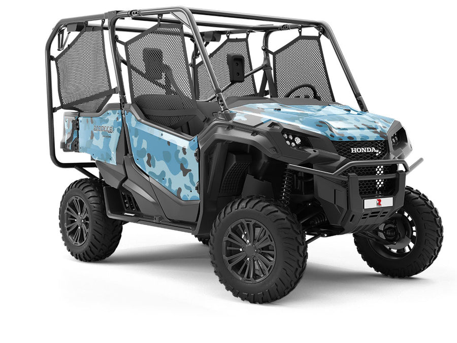 Sky Multicam Camouflage Utility Vehicle Vinyl Wrap