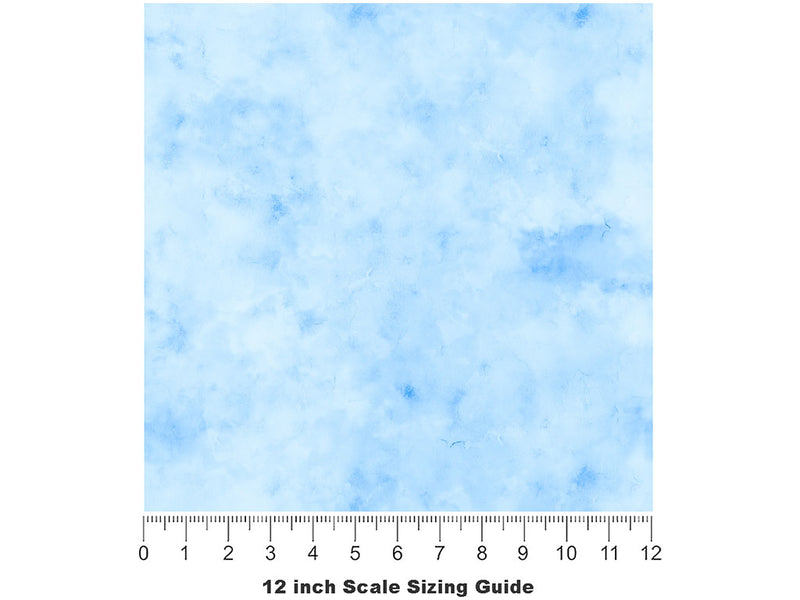 Sky Reaching Watercolor Vinyl Film Pattern Size 12 inch Scale~Rwraps Sky Reaching Watercolor Sizing Chart~2